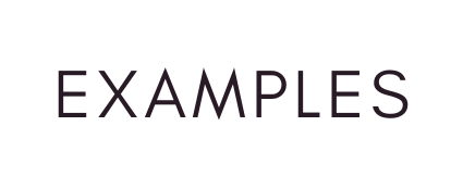 examples